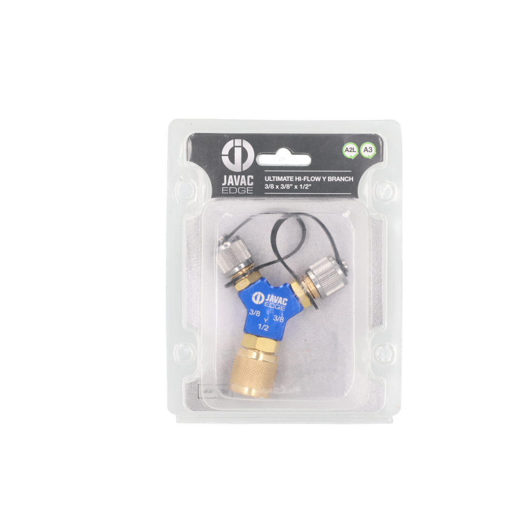 Javac EDGE Hi-Flow Y Aluminium Body 3/8 x 3/8 x 1/2