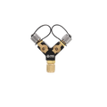 Javac EDGE Bi-Valve Hi-Flow Y Branch 3/8 x 3/8 x 3/8