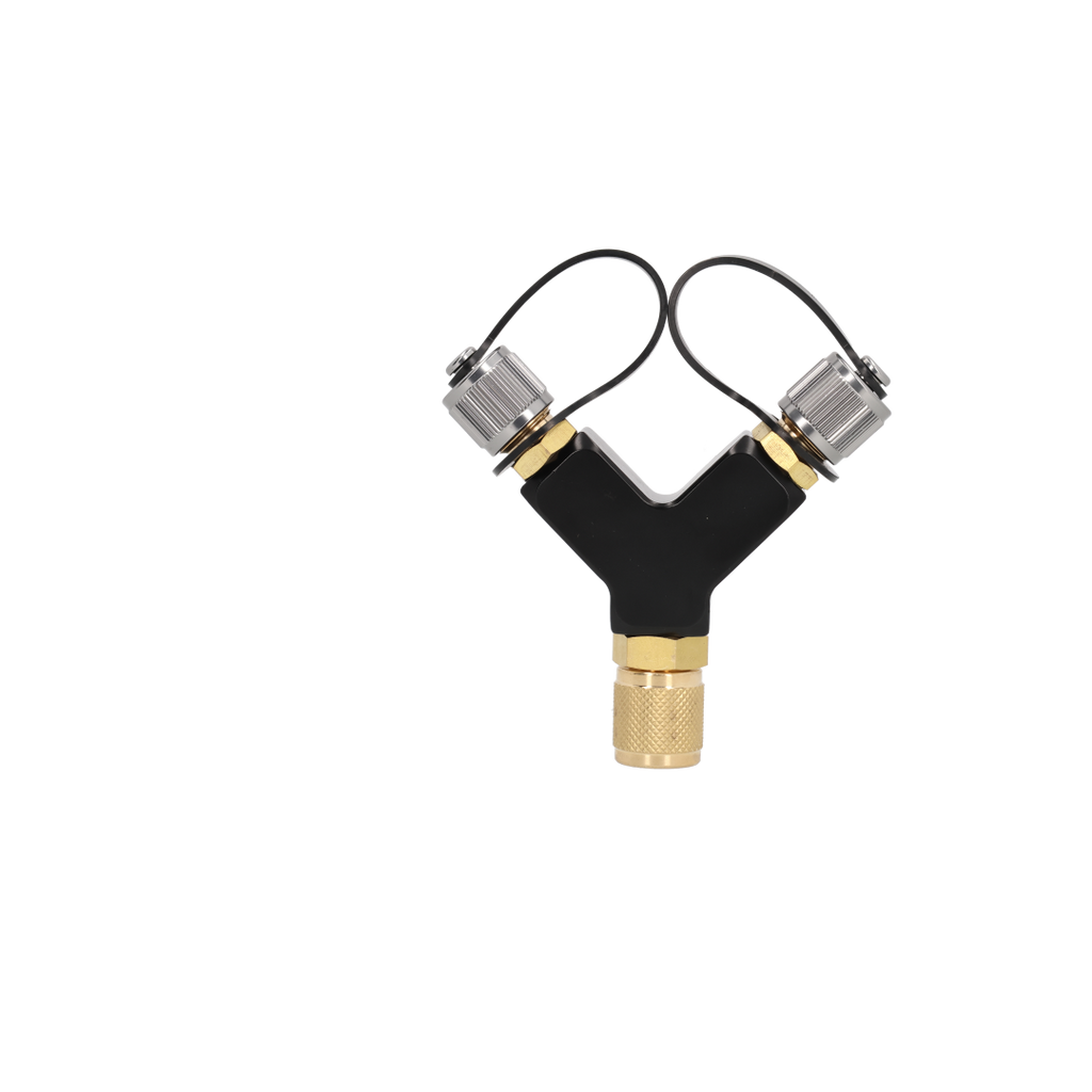 Javac EDGE Bi-Valve Hi-Flow Y Branch 3/8 x 3/8 x 3/8