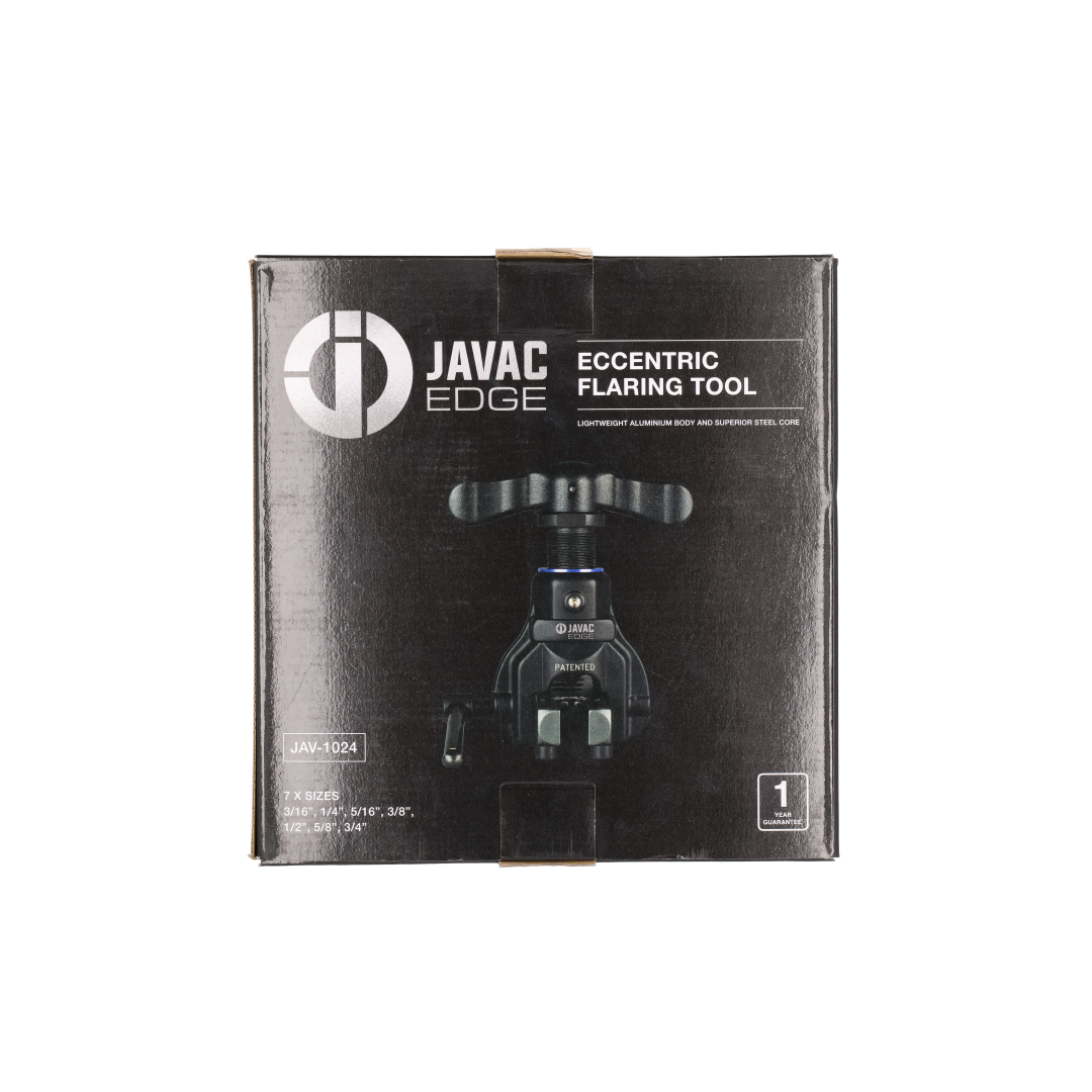 Javac Edge Eccentric Cone Flaring Tool – JAV-1024 | 7 Tube Sizes 3/16–3/4"