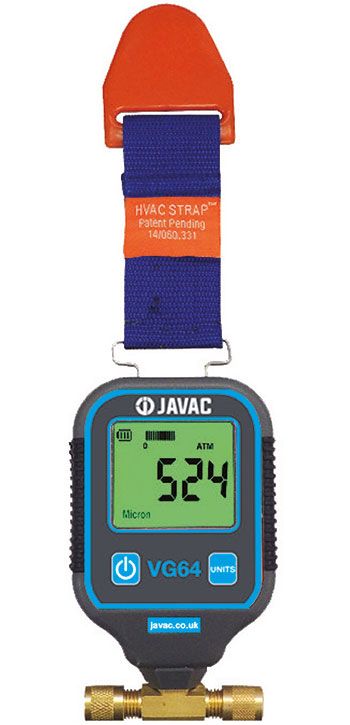 JAVAC VG64 Digital Vacuum Gauge for HVAC - High Precision Tool