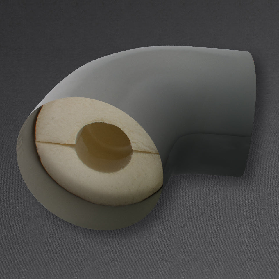 K-FLEX Rigid 90° Insulation Elbow for HVAC & Industrial Pipes