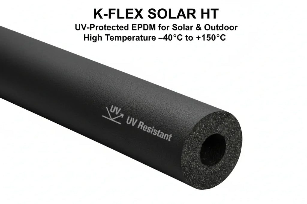 K-FLEX SOLAR HT Elastomeric Pipe Insulation Tube – 25m Coil