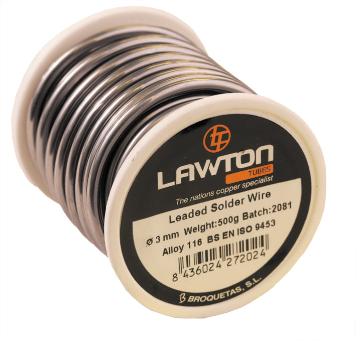 Lawton Leaded Soft Solder Wire 500g — SOL-L3.0
