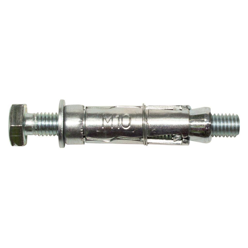 M6 x 10 Loose Bolt Shield Anchor Zinc CR3 - Box of 50