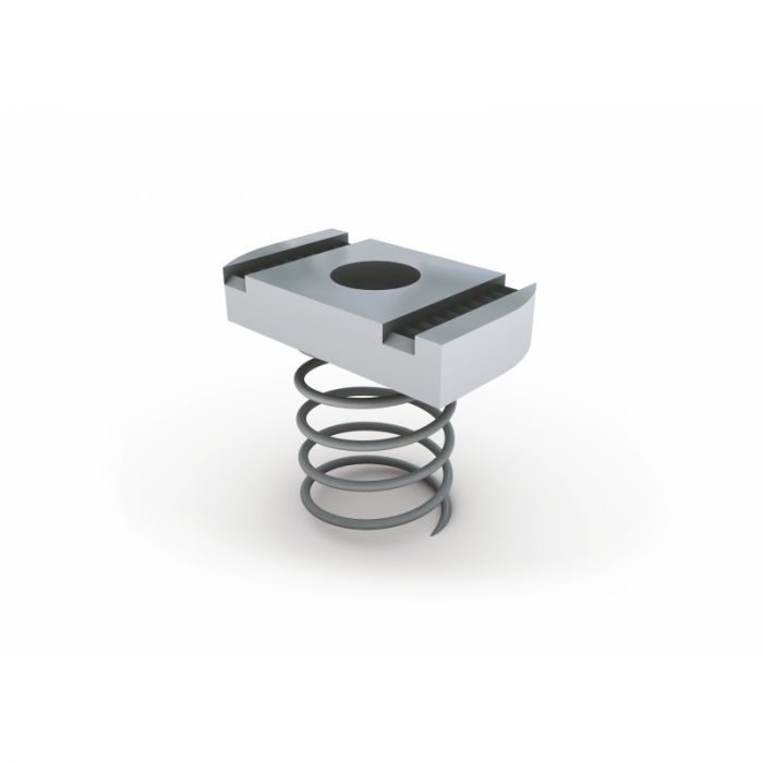 M8 Long Spring Channel Nut Zeb per 100