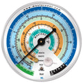 Mastercool ML — Gauge 63mm, LP, Bar/°C, R22-134a-404/7-507 - MastercoolTools.com 