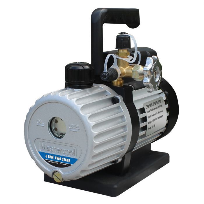 Mastercool 90063-2V-110B 3 CFM Two-Stage Vacuum Pump 110V/220V