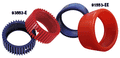 Mastercool 91553-EE 80mm gauge protector set - red and blue