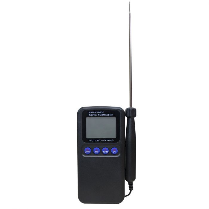 Mastercool Handheld Waterproof Digital Thermometer with Probe
