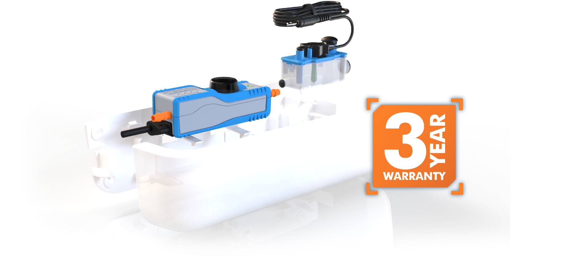MicroBlue Slim Fascia Kit for AC Condensate Pumps UK