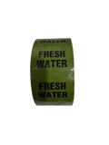 Pipe Identification Tape Fresh Water