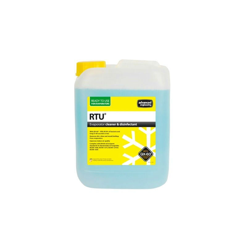 RTU 5L Evaporator Coil Cleaner Disinfectant UK - HVAC Aircon Maintenance Solution