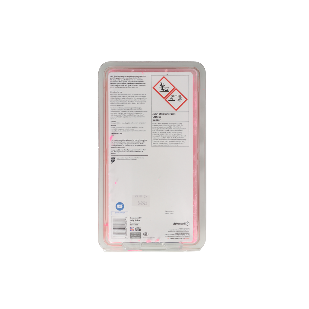 Advanced Jally Strips Condensate Tray Microbial Control | Pack of 50 | S010370