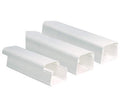 Sauermann Climaplus White Plastic Trunking 60mm x 80mm x 2m (Box of 10)
