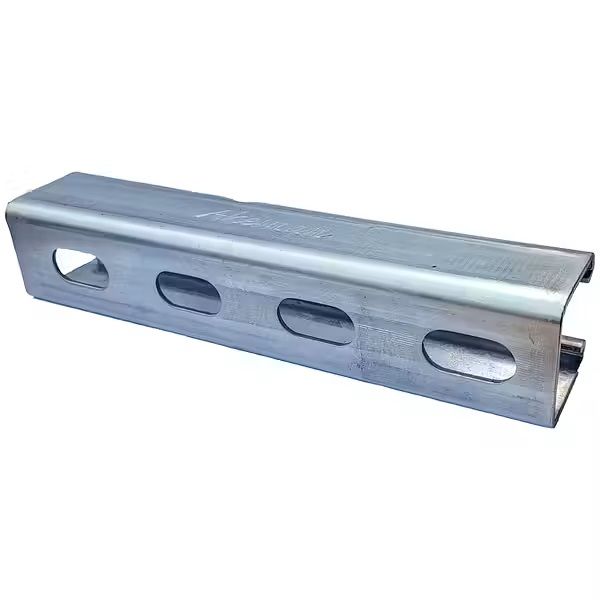 Steel Channel Slotted 41 x 21 1.5 1m Pre Galvanised Steel Bracket