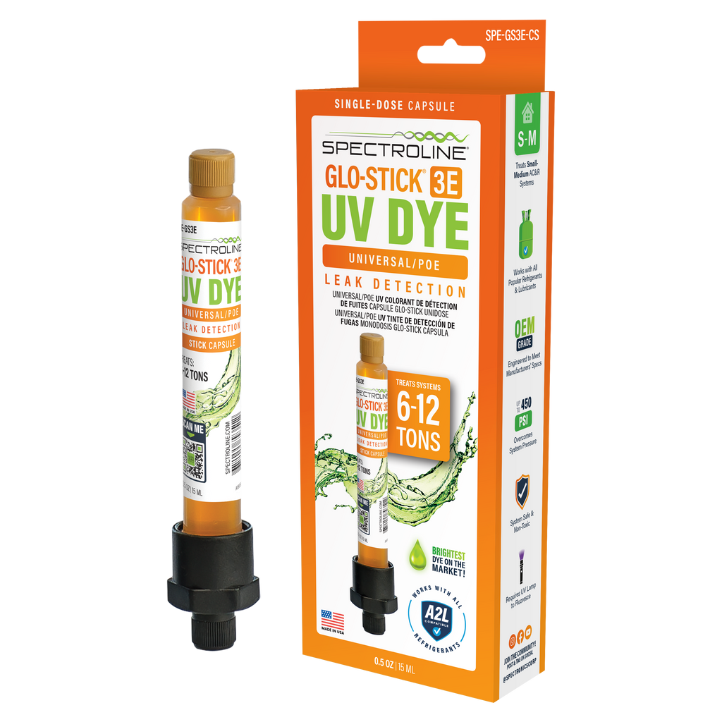 Spectroline Glo-Stick 3E UV Fluorescent Dye Capsule — GS-3/E