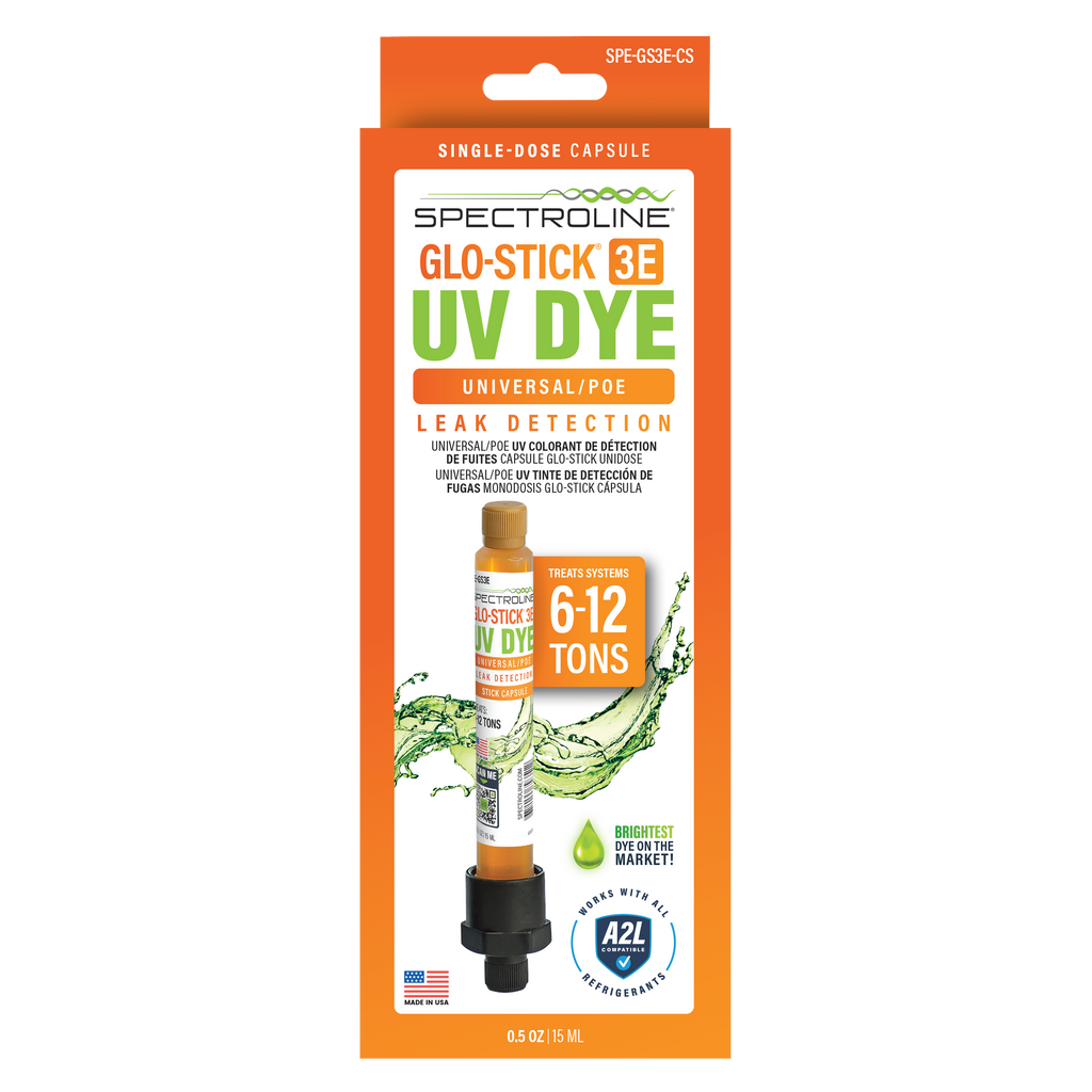 Spectroline Glo-Stick 3E UV Fluorescent Dye Capsule — GS-3/E