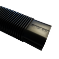 Inaba Slimduct SF Flexible Bend with End Cuffs - 100mm 800mm Black