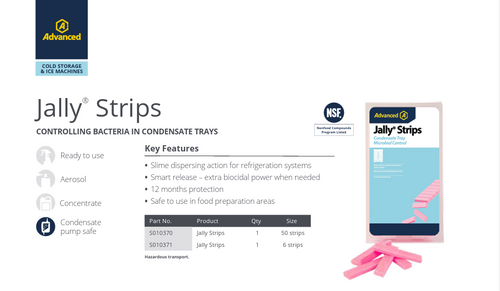 Fortschrittliche Jally Strips Kondensatschalen Mikrobielle Kontrolle | 6er-Pack | S010371