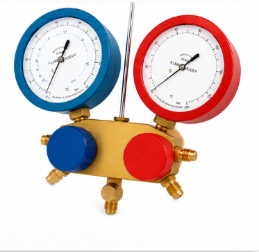 Javac FR4312-E25 CO₂ Transcritical 2-Valve Manifold | 160 Bar | 3 x Steel Mesh Hoses & Case