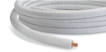 Armacell Tubolit DuoSplit Pre-Insulated Twin Copper Pipe 1/4" & 1/2" | 25m Coil | DZC-061288/E25