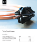Javac Edge Tube Straightener | 1/4" 3/8" 1/2" 5/8" OD | JAV-TST