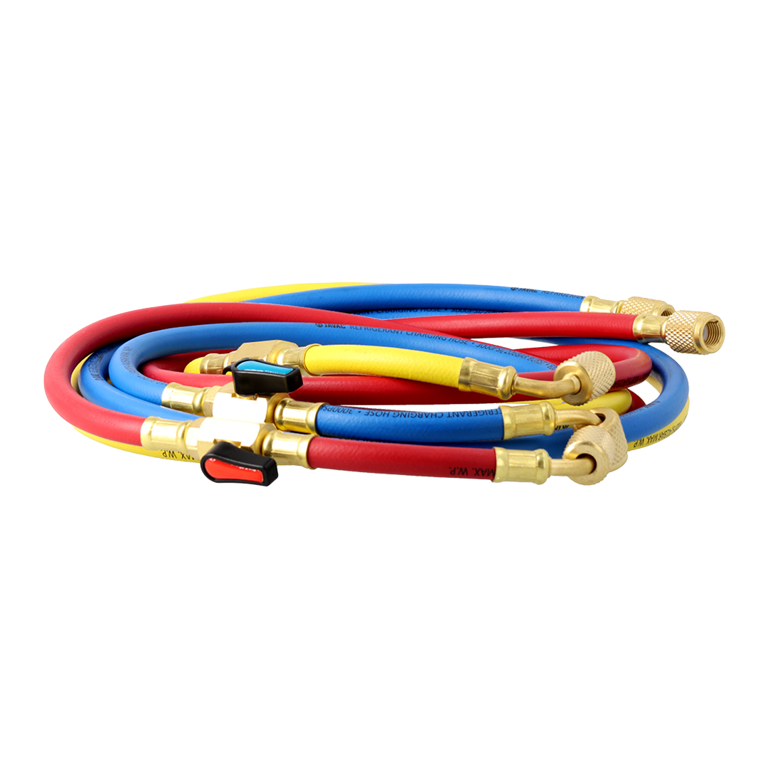 Javac JAV-1381 72 inch Hose Set with Set-Back Ball Valves