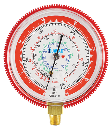 Javac EL54516 80mm high-pressure gauge