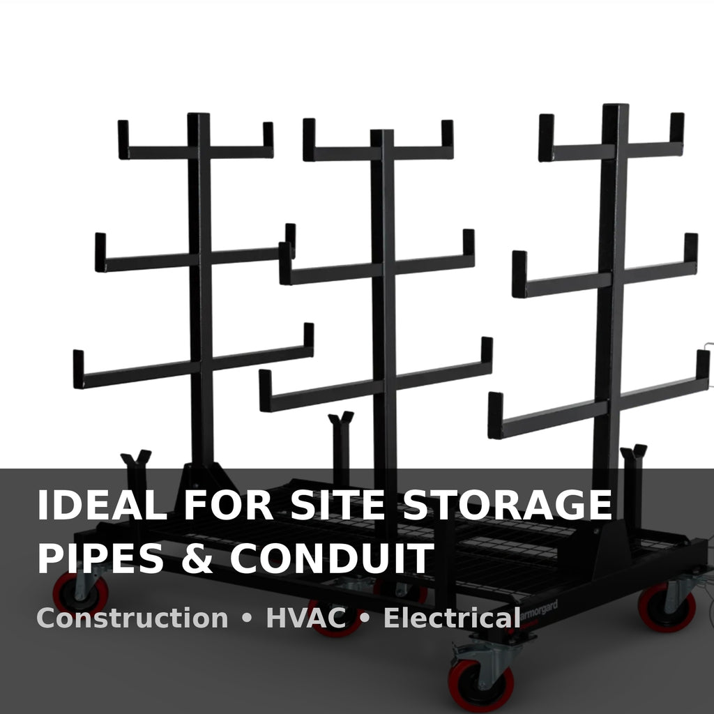Armorgard PR2 PipeRack | 2 Tonne Mobile Pipe & Conduit Storage Rack