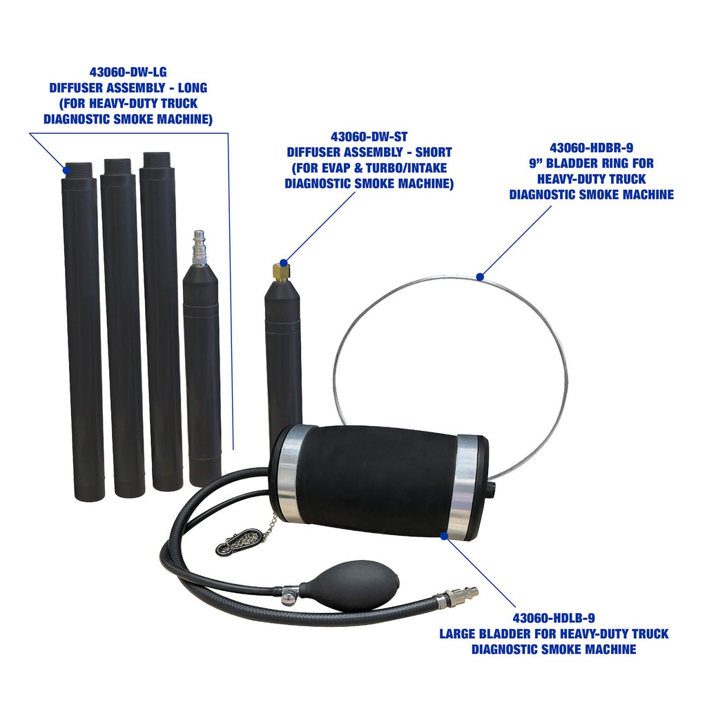 Mastercool 43060-DW-LG — Long Diffuser Assembly for Diagnostic Smoke Machines - MastercoolTools.com 