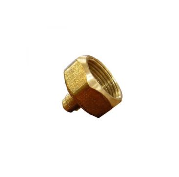 Refrigerant Gas Bottle Cylinder Adapter Mastercool W21.8 Mpt 1/4 inch Flare Brass