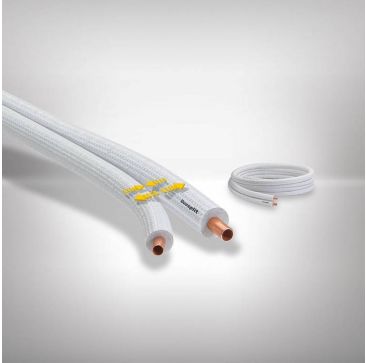 Tubolit Duo-Split 1/4" - 1/2" Pre-Insulated Copper Pipe 25m Coil