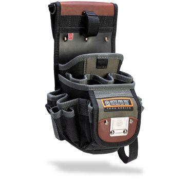 Veto Pro Pac DP3 Tool Pouch and Drill Holster for Professionals, featuring multiple pockets and a sturdy design, available at www.airconspares.com