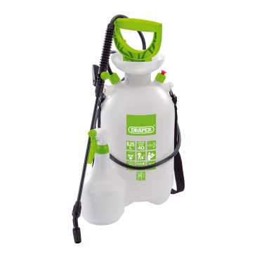 Draper 82464 Pressure Sprayer (6.25ltr) with Mini Sprayer (900ml)