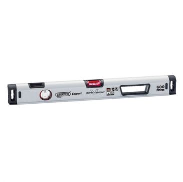 Draper 02320 600mm Opti-Vision Box Section Ergo Grip Level With Dual Vial