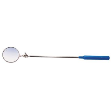 Draper 10263 fixed shaft inspection mirror is 370mm long with fully flexible head.