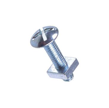 Roofing Bolts M6 x 12mm Box of 200 with Nuts