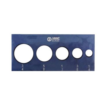 Javac EDGE Flare Size Gauge - 1/4 inch - 3/4 inch