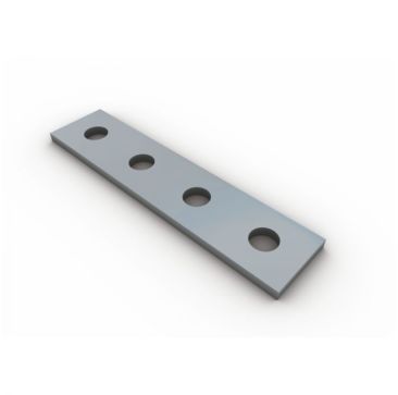 Four Hole Steel Channel Plate