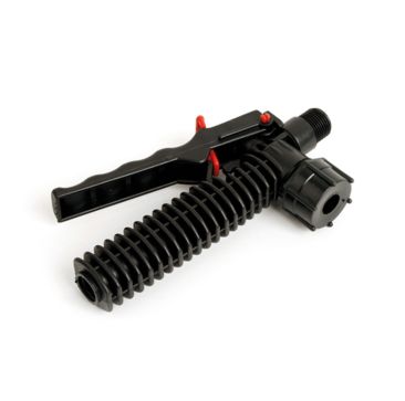 HydroSprayer S010141—High-Pressure AC Coil Cleaning Tool for HVAC Engineers, featuring a black ergonomic handle and nozzle with a red trigger, is ideal for UK HVAC maintenance and is available at AirconSpares.com.