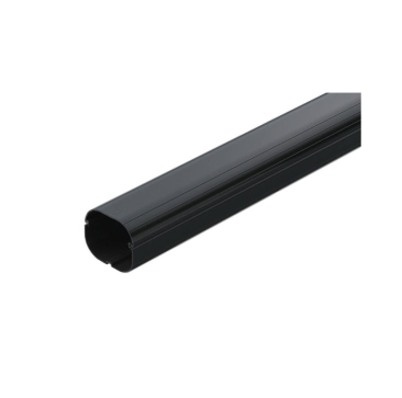 100mm wide, 2 metre length black slimline trunking