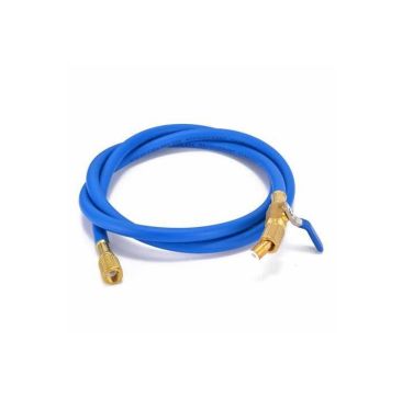 Mastercool Charging Hose blue 36 Inch 1/4 Manual ball valve