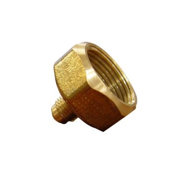 Mastercool 3/4 in NPS Fx1/4 MFL Refrigerant Tank Adapter Bottle Connector