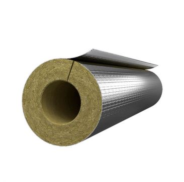 Rockwool Rocklap Thick Foil Faced Pipe Insulation-25mm-159mm