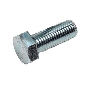 M8 X 35mm Hexagon Setscrew Bolt Zinc Plated Per 100