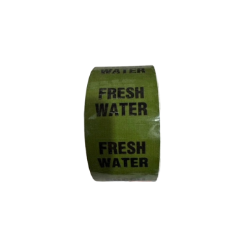 Pipe Identification Tape Fresh Water