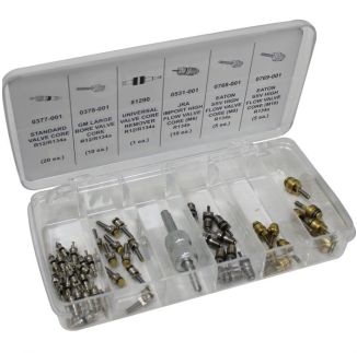 Mastercool R12/r134a Valve Core Repair Kit Replacement Valve Cores for Valve Core Removers & Installers.