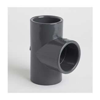 Grey Pvcu 3/4 Inch Pressure Pipe Equal Tee