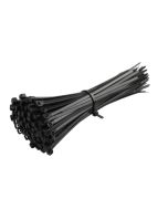 Cable Ties Nylon 200 x 4.8mm Black Bag of 100